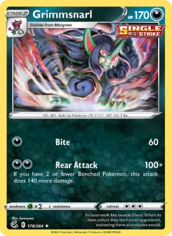 Grimmsnarl 178 — Fusion Strike