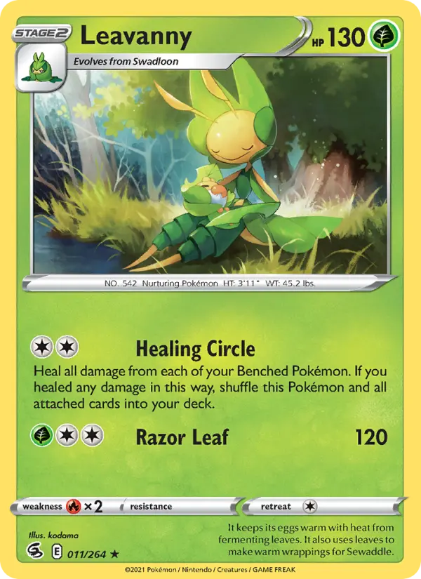 Leavanny 11 card from Fusion Strike