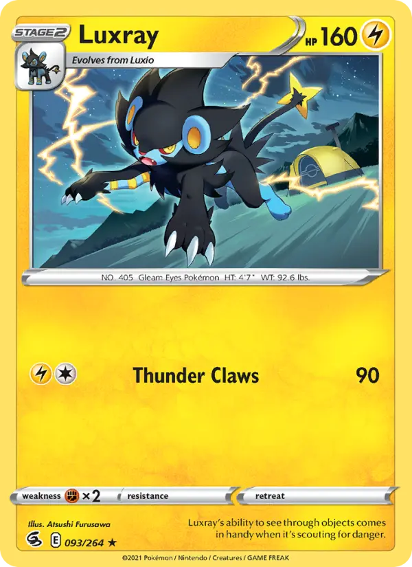 Luxray 93 — Fusion Strike 93, Normal finish