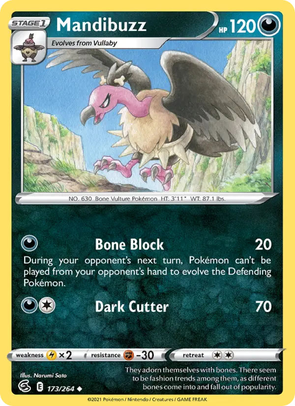 Mandibuzz 173 — Fusion Strike 173, Normal finish