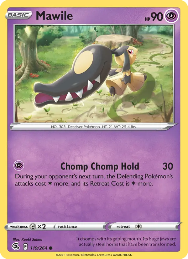 Mawile 119 — Fusion Strike 119, Normal finish