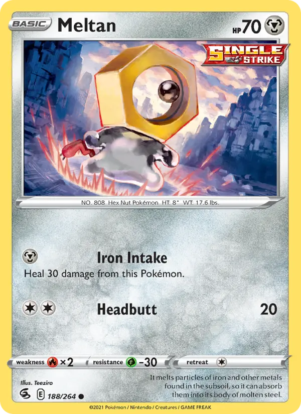 Meltan 188 — Fusion Strike 188, Normal finish