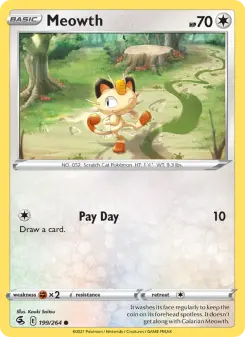 Meowth — Fusion Strike #199