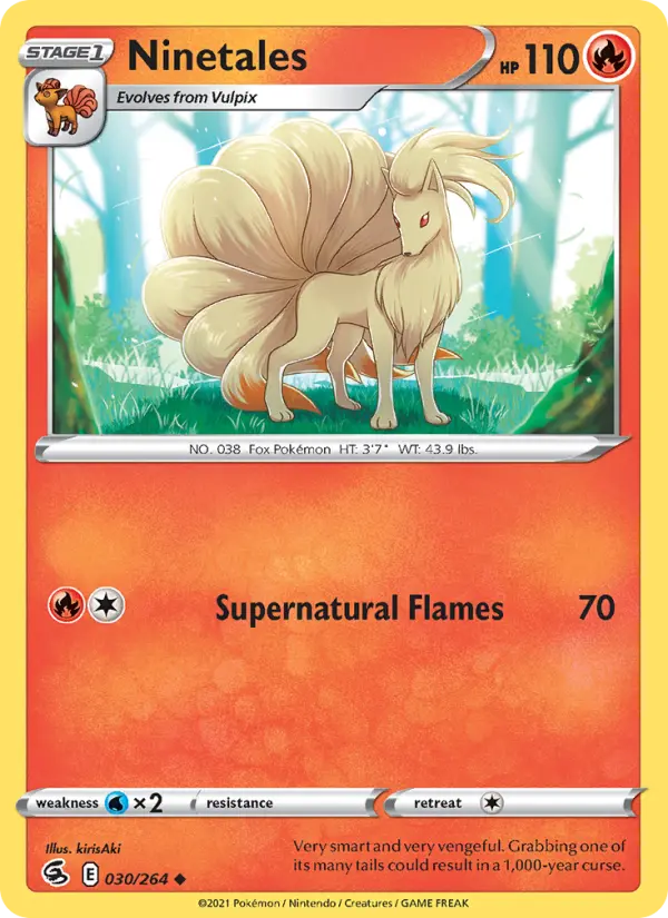 Ninetales 30 — Fusion Strike 30, Normal finish