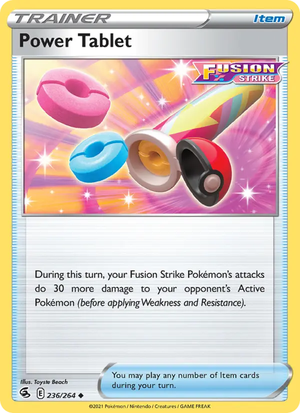 Power Tablet 236 — Fusion Strike 236, Normal finish
