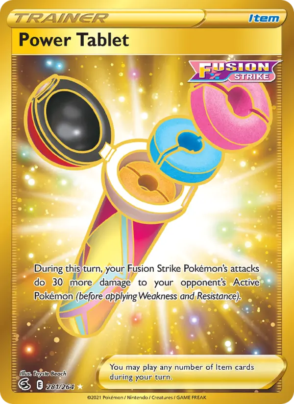 Power Tablet 281 — Fusion Strike 281, Holofoil finish