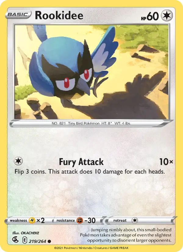 Rookidee 219 card from Fusion Strike