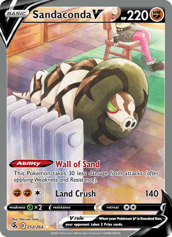 Sandaconda V 252 card from Fusion Strike