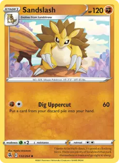 Sandslash — Fusion Strike #132