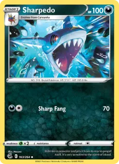 Sharpedo — Fusion Strike #163