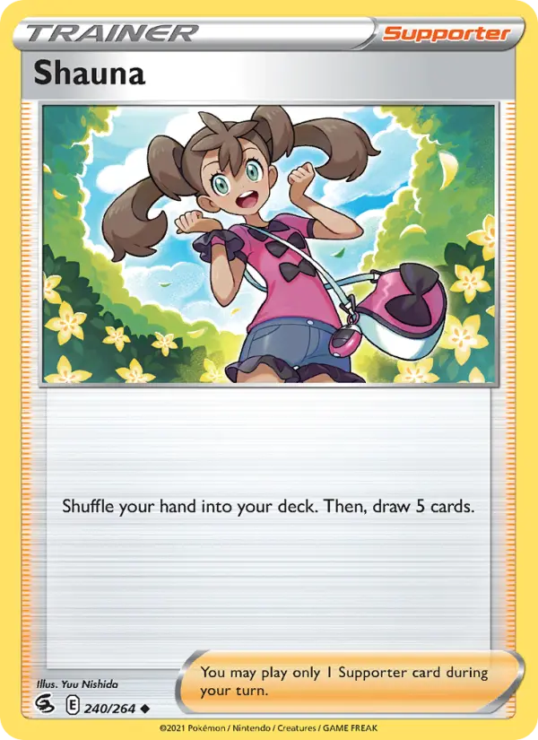 Shauna 240 card from Fusion Strike