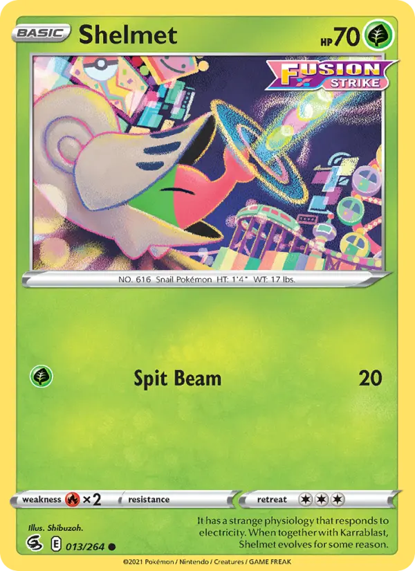 Shelmet 13 card from Fusion Strike