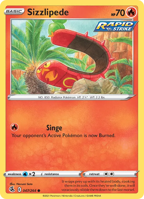 Sizzlipede 47 — Fusion Strike 47, Normal finish