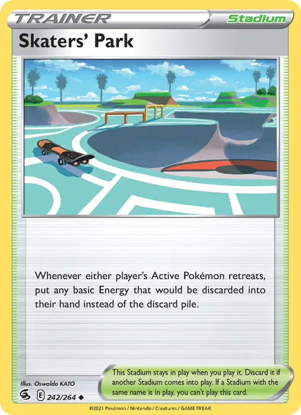 Skaters' Park 242 — Fusion Strike 242, Normal finish
