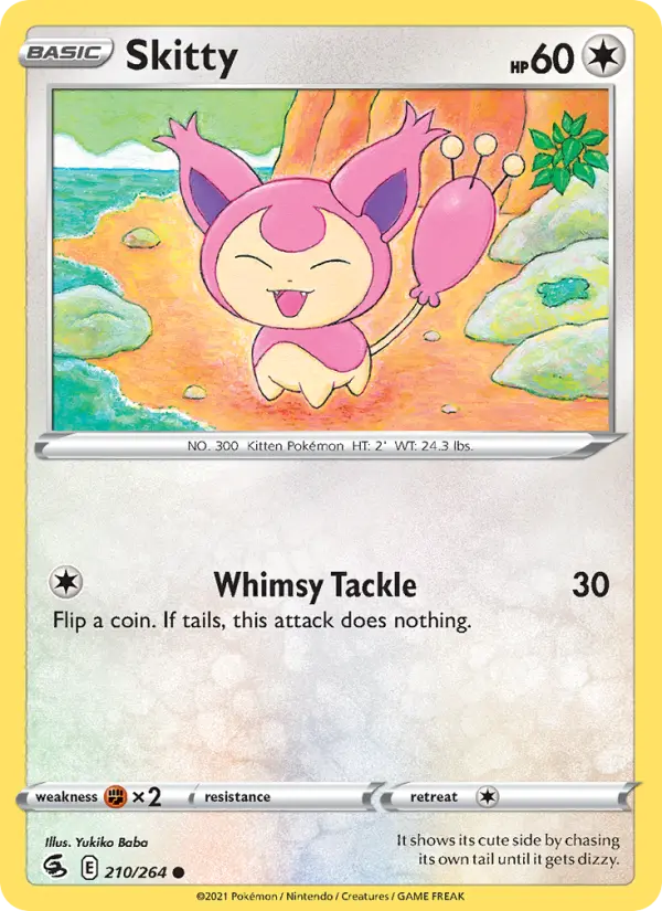 Skitty 210 card from Fusion Strike