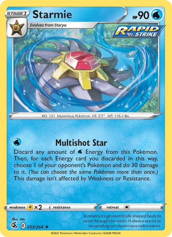 Starmie 53 card from Fusion Strike