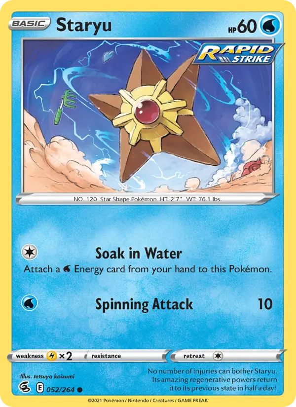 Staryu 52 — Fusion Strike 52, Normal finish