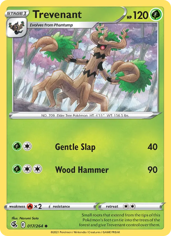 Trevenant 17 card from Fusion Strike