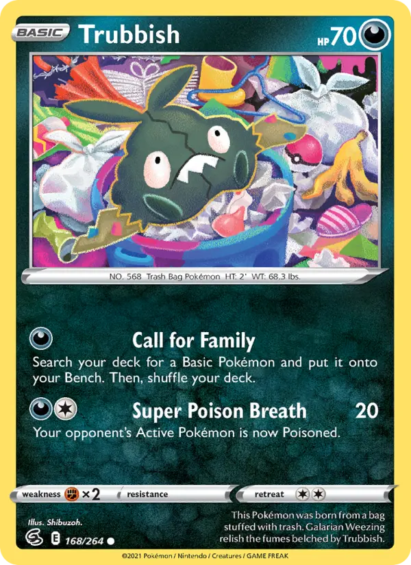 Trubbish 168 — Fusion Strike 168, Normal finish