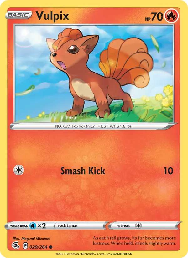 Vulpix 29 card from Fusion Strike