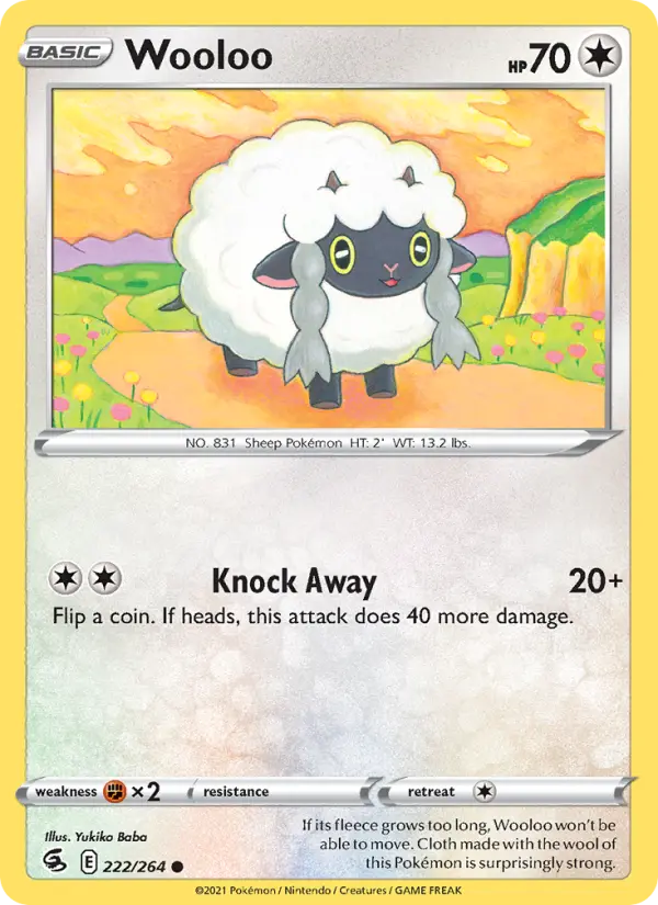 Wooloo 222 — Fusion Strike 222, Normal finish