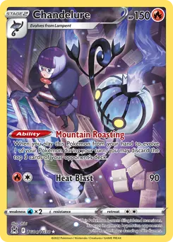 Chandelure — Lost Origin Trainer Gallery #TG04