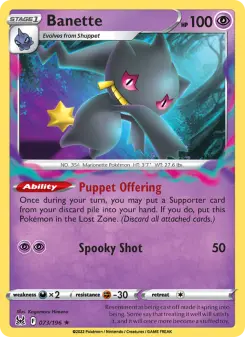 Banette 73 — Lost Origin
