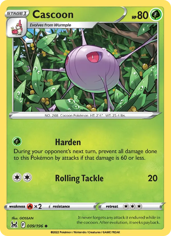 Cascoon 9 card from Lost Origin