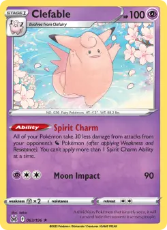 Clefable — Lost Origin #63