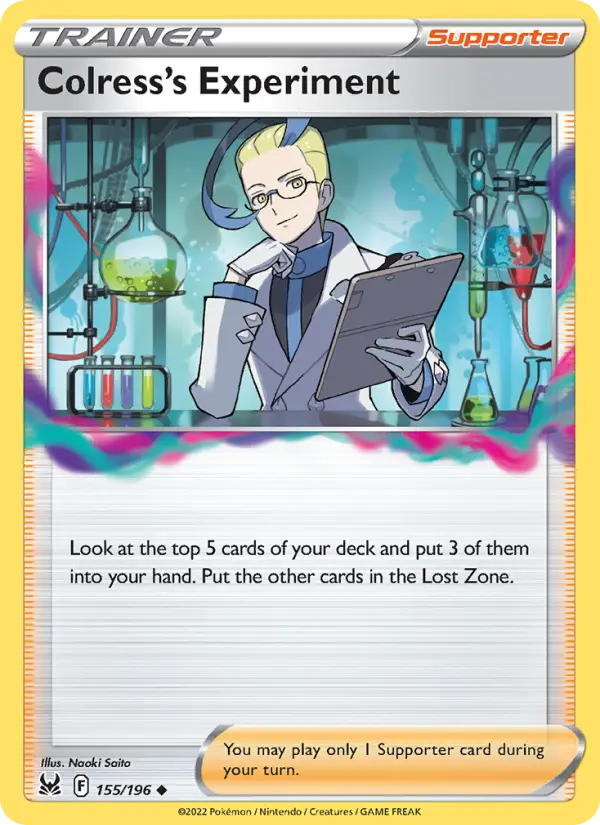 Colress's Experiment 155 — Lost Origin 155, Normal finish