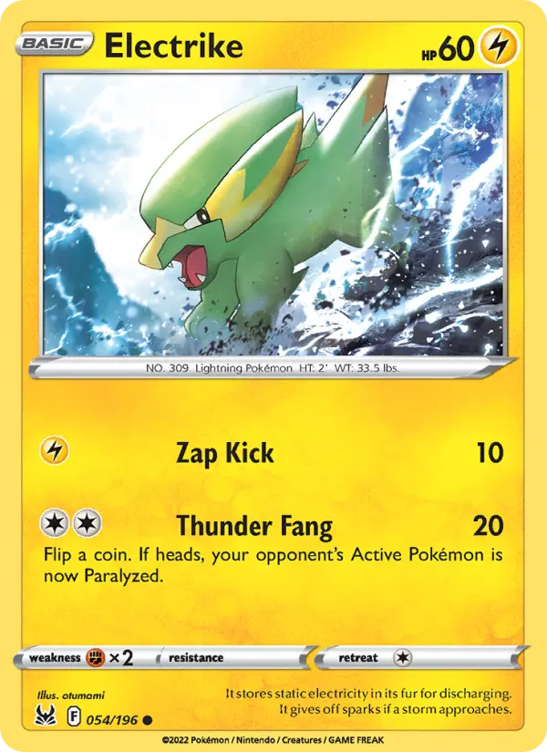 Electrike 54 card from Lost Origin