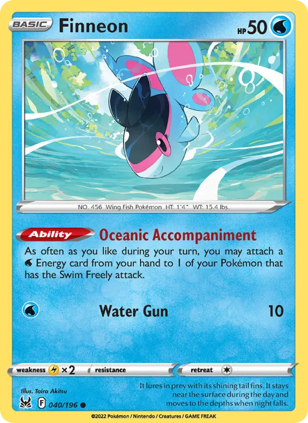 Finneon 40 card from Lost Origin