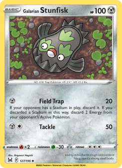 Galarian Stunfisk — Lost Origin #127