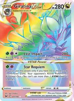 Giratina VSTAR 201 — Lost Origin