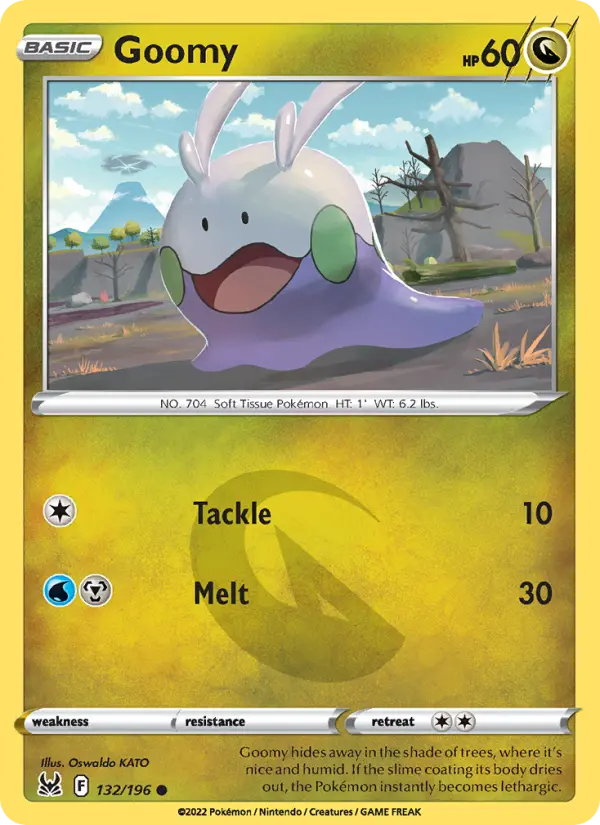 Goomy 132 card from Lost Origin