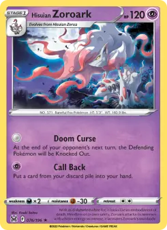 Hisuian Zoroark 76 — Lost Origin
