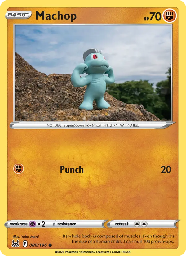 Machop 86 — Lost Origin 86, Normal finish