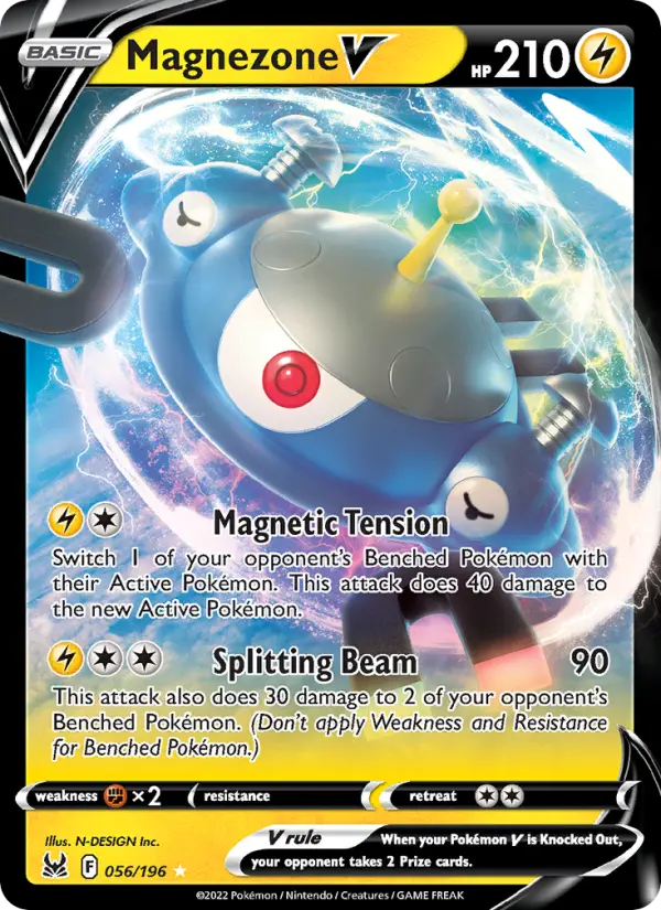 Magnezone V 56 card from Lost Origin