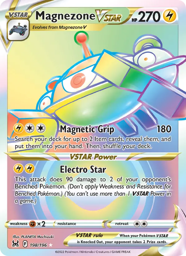 Magnezone VSTAR 198 card from Lost Origin