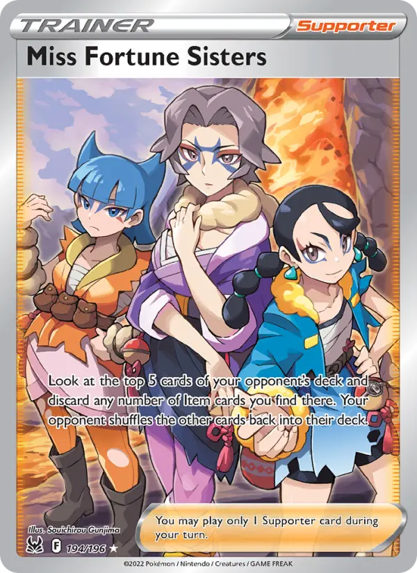Miss Fortune Sisters 194 — Lost Origin 194, Holofoil finish
