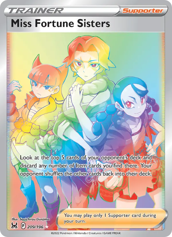Miss Fortune Sisters 209 — Lost Origin 209, Holofoil finish
