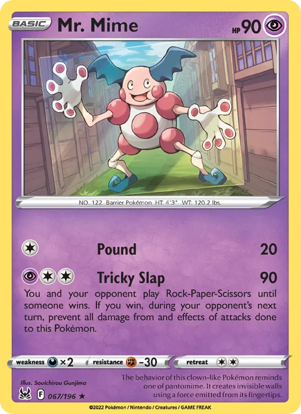 Mr. Mime 67 — Lost Origin 67, Normal finish