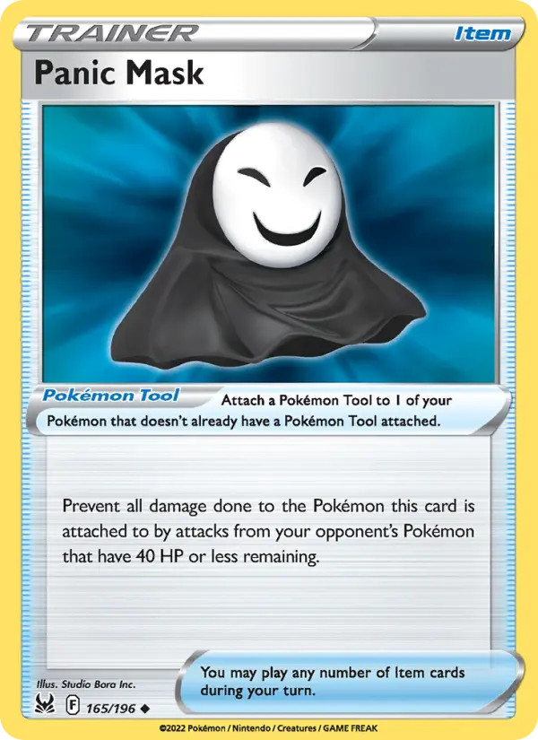 Panic Mask 165 — Lost Origin 165, Normal finish
