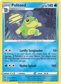 Politoed — Lost Origin 32