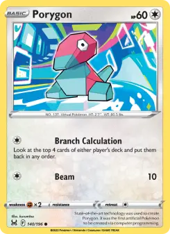 Porygon — Lost Origin #140