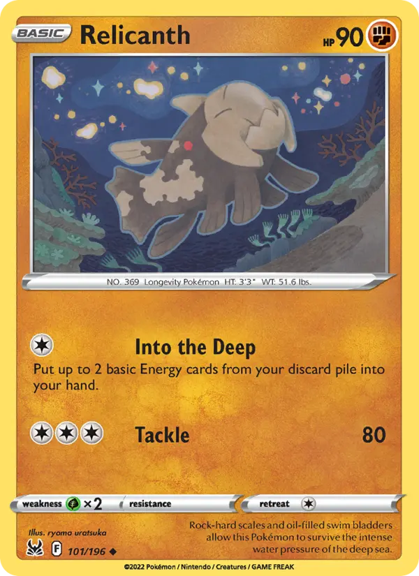 Relicanth 101 — Lost Origin 101, Normal finish