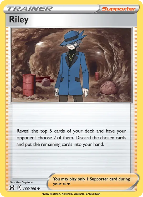 Riley 166 card from Lost Origin