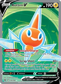 Rotom V 176 — Lost Origin