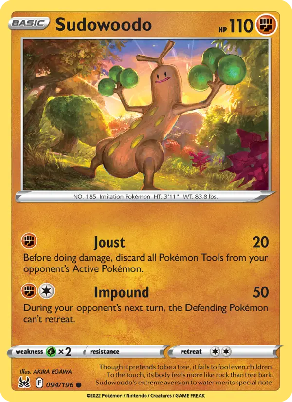 Sudowoodo 94 — Lost Origin 94, Normal finish