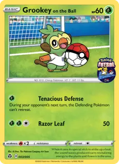 Grookey on the Ball 3 — Pokémon Futsal Collection